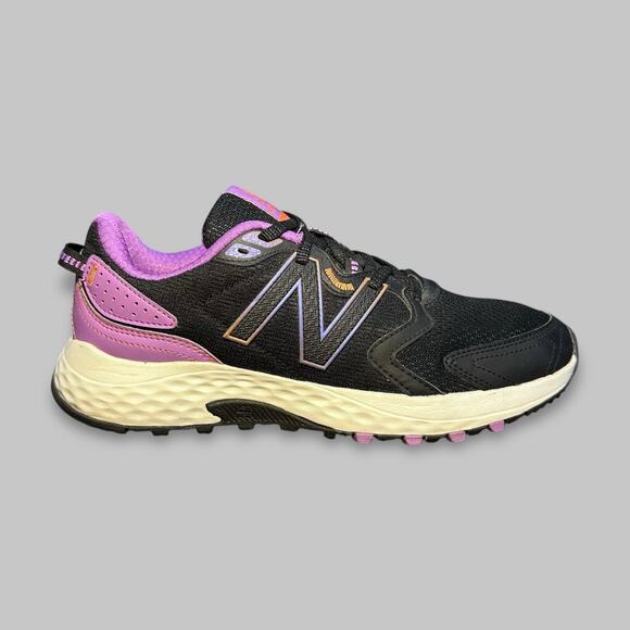 New Balance 410v7 Black for sale | eBay New Balance 410 v7 Trail Running Shoes Black Purple Women’s Size 9.5
